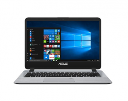Asus X407MA-BV019T 14-Inch NoteBook Laptop Intel Celeron N4000 2.6GHz Processor 4GB RAM 500GB HDD Intel HD Graphics Windows 10 Home 90NB0HR1-M04850